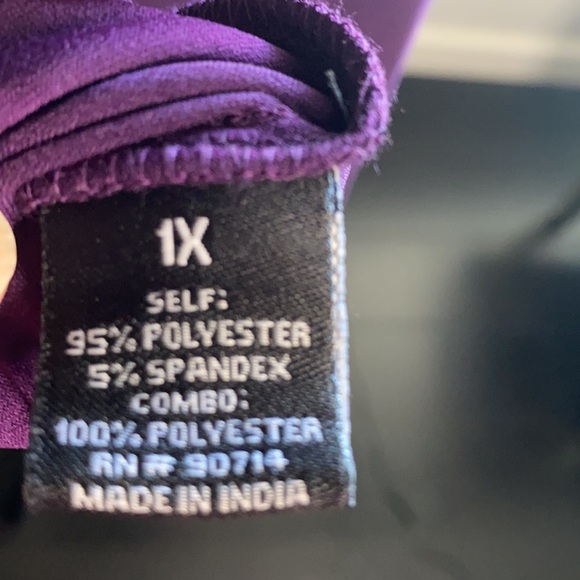 🎉Sale🎉 NWOT- Beautiful Purple Slip-on Evening Dress - Picture 8 of 8